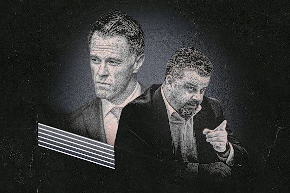 NSW Premier Chris Minns (left) and his chief of staff James Cullen are challenging a century-old law in court.