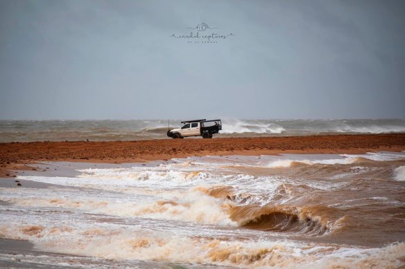 Winds are picking up at Port Hedland.