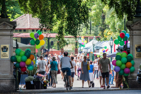 The markets at City Botanic Gardens have been going in some form or other for more than 30 years.