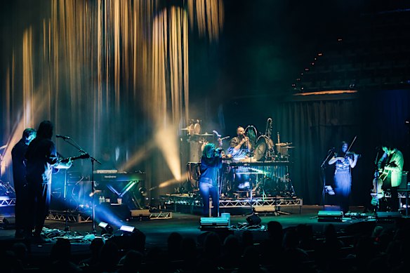 Beth Gibbons was accompanied by an eight-piece band. 