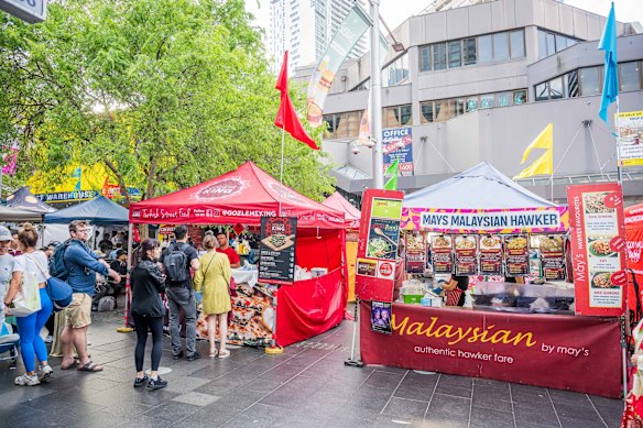 The Chatswood Mall Market operates each week from Thursday to Saturdays.