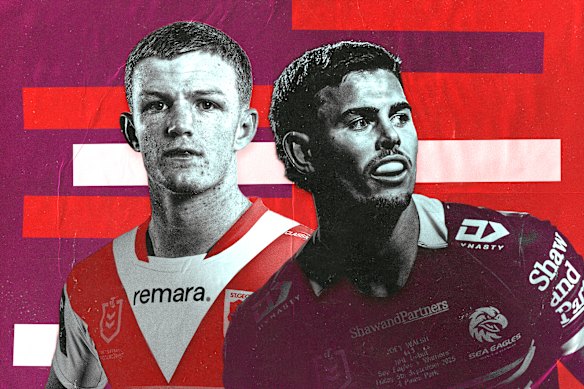 Kade Reed and Joey Walsh will continue to bide their time for St George Illawarra and Manly.