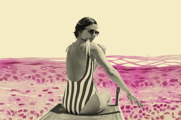 What’s going on at a cellular level when the sun hits your skin? It’s not pretty.