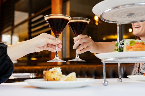 Get an Espresso martini with your High Tea at Lennons Restaurant & Bar.