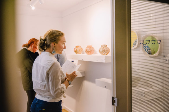 Less than six metres square and featuring affordable (small) works.