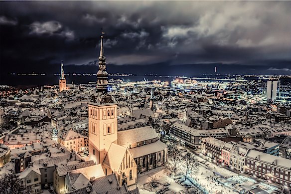 Tallinn, the capital of Estonia, which plans to spend 5.4 per cent of GDP on defence by 2029.