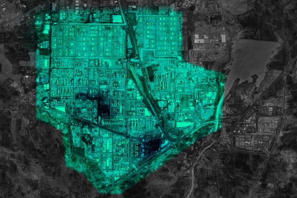 The Jamnagar refinery in India.
