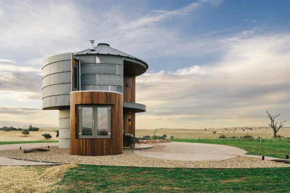The Grain Loft – a repurposed Lysaght silo.