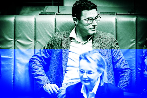 Fenda... David Littleproud e Sussan Ley.