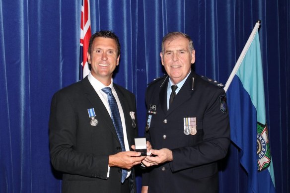 Dan Purdie (left).
