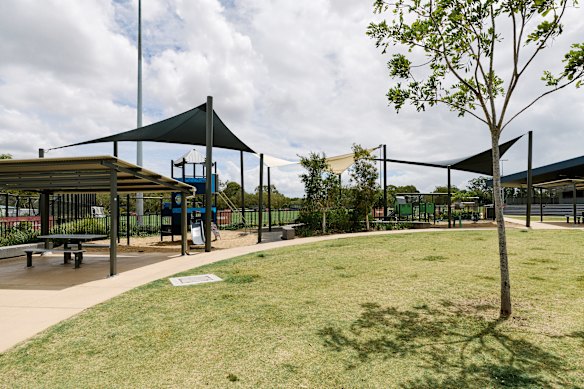 Nudgee Recreation Reserve has several sports fields, a playground, a BMX pump track and dog park. 