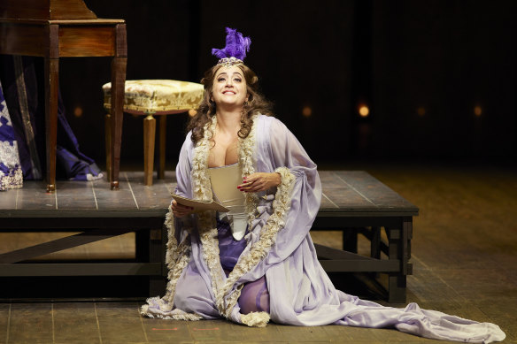 Natalie Aroyan, who stepped in to the lead role for an indisposed Ermonela Jaho.