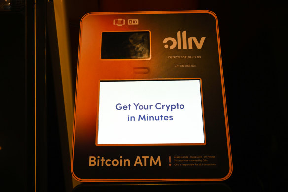 The cryptocurrency ATMs allow people to buy digital money such as bitcoin and ethereum with cash.