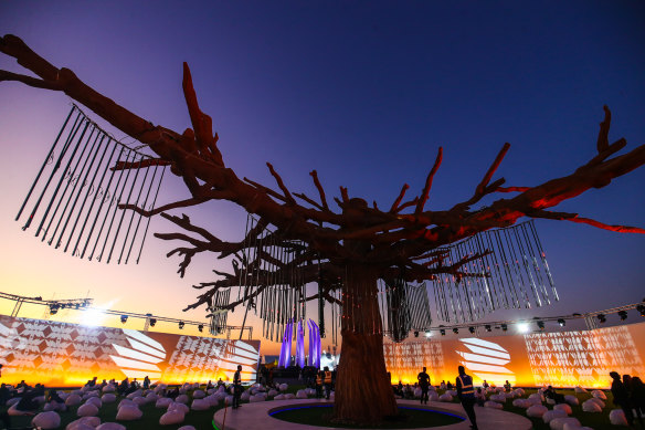 Art installations at the festival were made for Instagram.