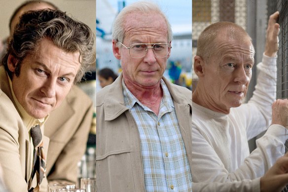 Muchas caras: Richard Roxburgh como Bob Hawke, Roger Rogerson y Peter Greste.