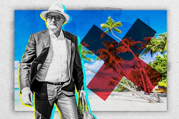 January is not a holiday for the prime minister.