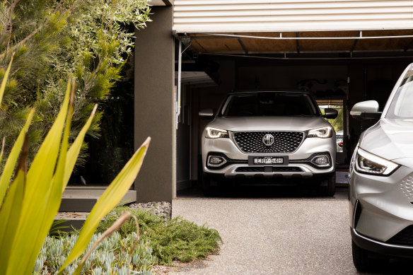 The MG ZS EV has a range of 320 kilometres.