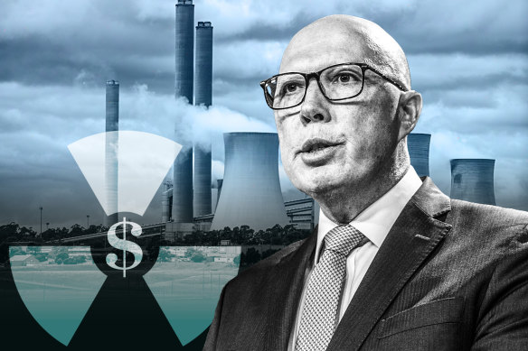 Peter Dutton’s nuclear plan undermined his credibility. 