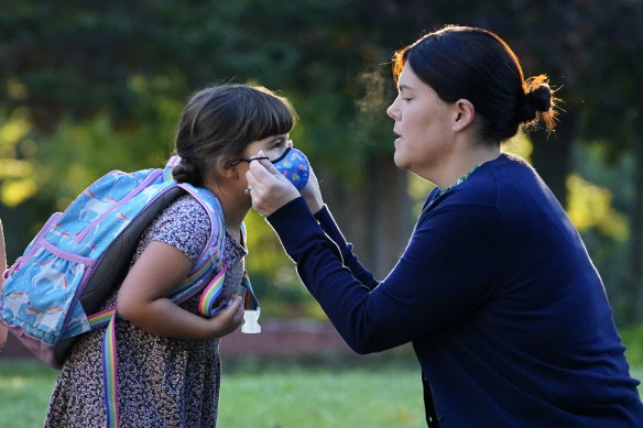 Masks were a fixture of school last year and are likely to return this year. 