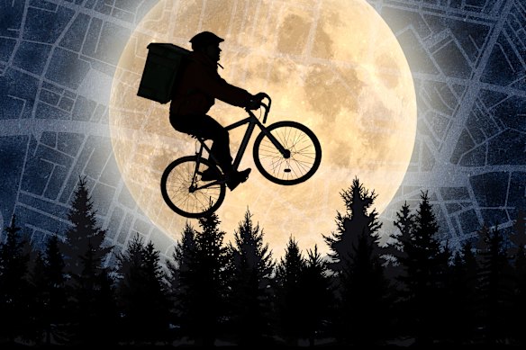 Online food delivery riders are everywhere in the inner capital cities.