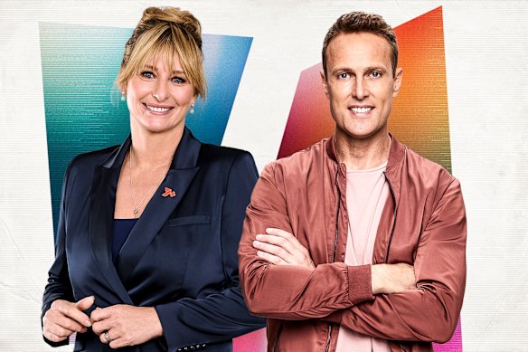 Johanna Griggs and Matt Shirvington are part of the team covering the Glasgow Commonwealth Sevens Games.