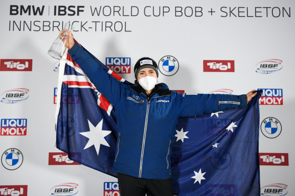 Bobsledder Bree Walker is battening down the hatches ahead of her departure for Beijing in coming weeks. 