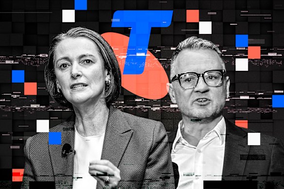 Telstra CEO Vicki Brady has been absent since the telco’s nationwide outage, leaving her chief financial officer Michael Ackland to front press conferences.