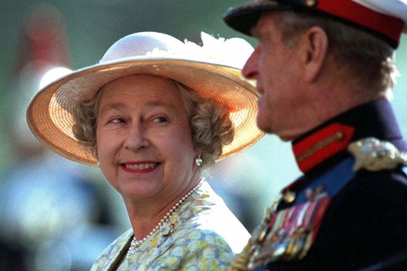 Queen Elizabeth and Prince Philip.