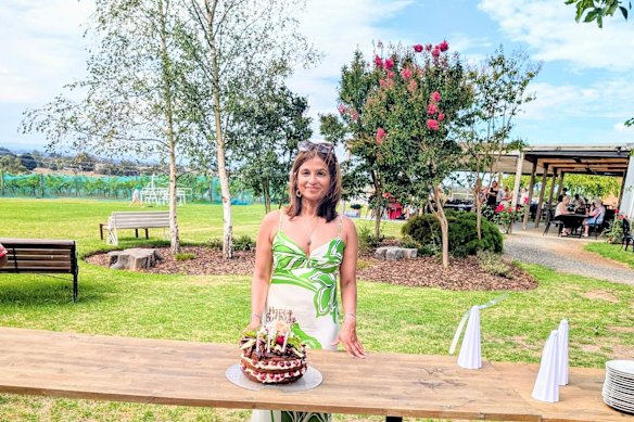 Chamindika Jayawardena at her birthday party at a winery a few hours before she died.