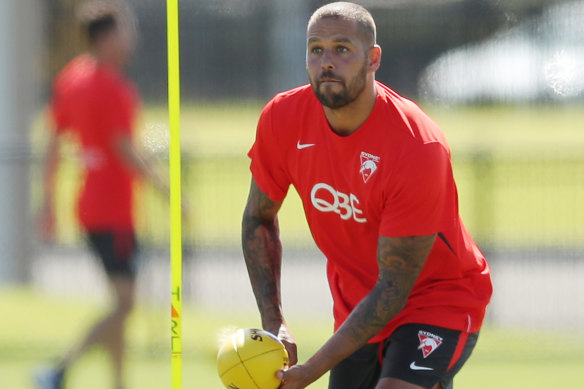 Lance Franklin emerged unscathed through his toughest session yet in his comeback bid.