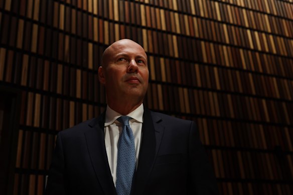 Frydenberg played coy on a political comeback when probed by Sales.