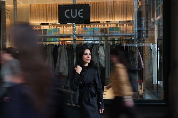 Long-time Cue customer Yasmine Soufan hopes the iconic womenswear label will find a saviour.
