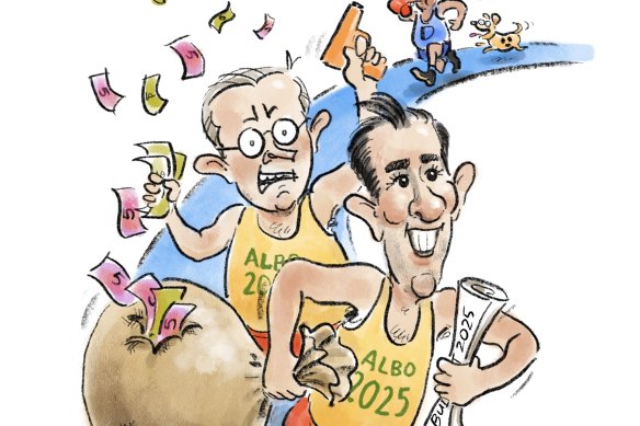 Tax cut and run in race to the budget.