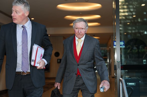 Michael O’Hara leaves the inquiry on Monday. He will return on Tuesday.