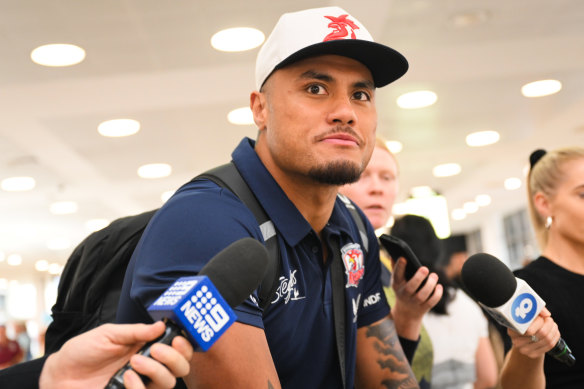 Roosters prop Spencer Leniu will make his first appearance in Brisbane since the racism incident involving Ezra Mam. 