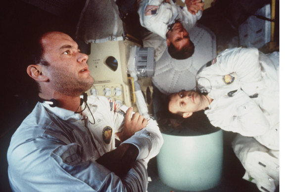 (From left) Tom Hanks, Kevin Bacon and Bill Paxton in Apollo 13.
