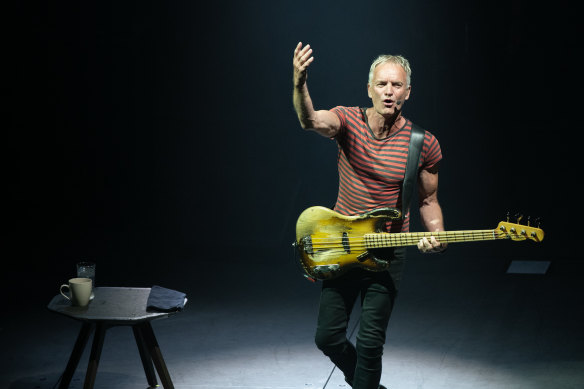Charm, showmanship and songwriting brilliance: Sting at Aware Super Theatre on February 15.