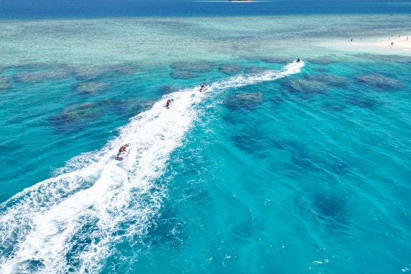 Hydro Sports Fiji runs jet ski tours to islands and beaches.