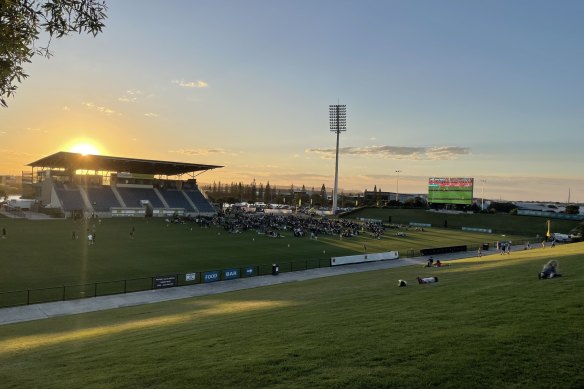 Sunshine Coast Stadium showed the France game, and will also show the Matildas take on England.