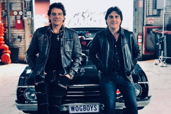 Vince Colosimo and Nick Giannopoulos in Wog Boys Forever.