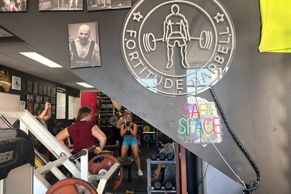 Up to 15 women attended a single session at Bowen Hills gym Fortitude Barbell.