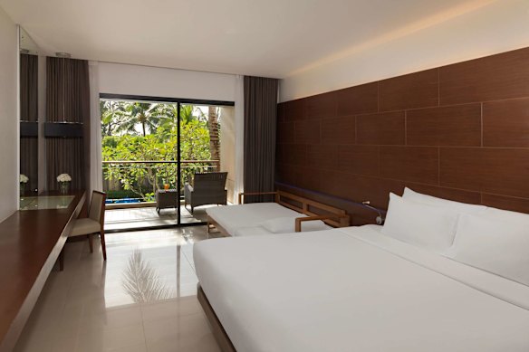 The room is clean and comfortable.