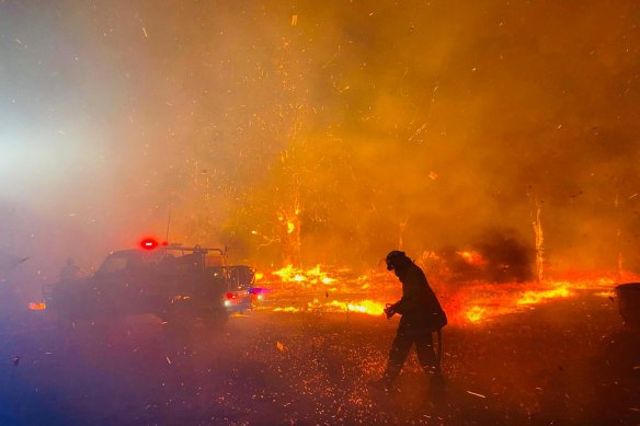 The South West bushfires. 