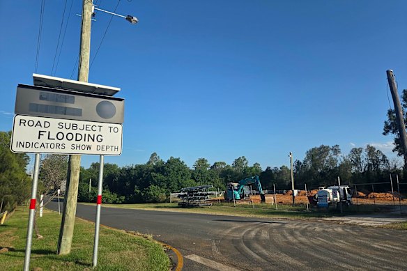 Construção na Avenida Clivedon.
