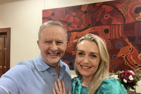 Prime Minister Anthony Albanese and partner Jodie Haydon are engaged.