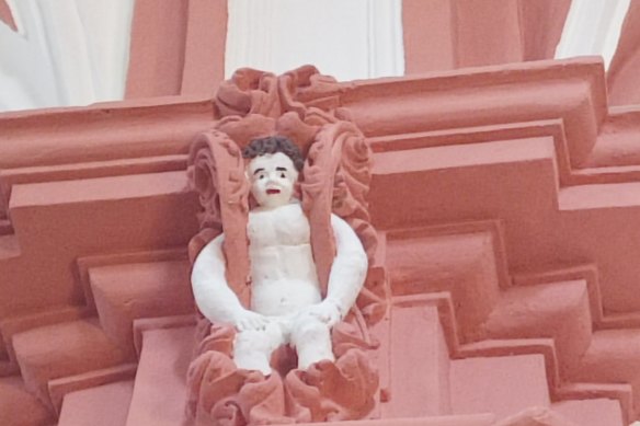 Professio<em></em>nal restorers have described the refurbishment as crude and cartoonish.