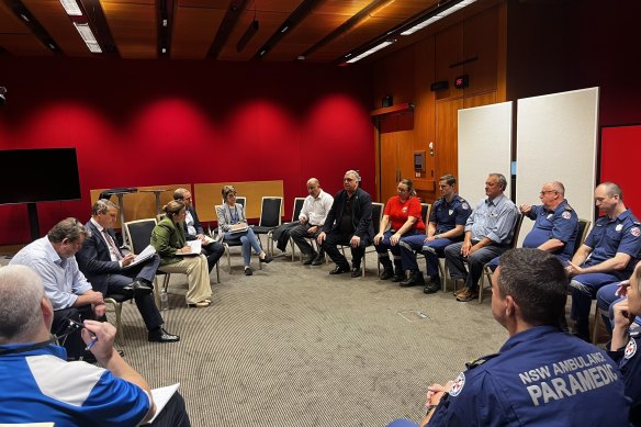 NSW Ambulance union delegates, and HSU representatives held another meeting with Health Minister Ryan Park and Industrial Relations Minister Sophie Cotsis on Friday.