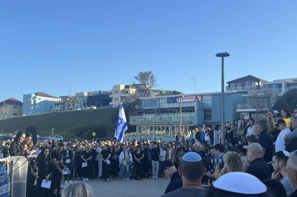 A sunrise vigil in Bondi marked a year since the October 7 attacks in Israel.