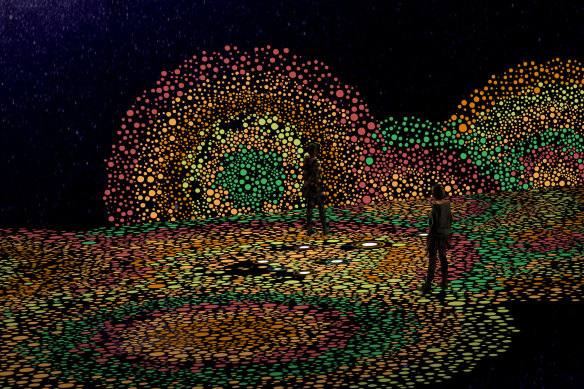 The Walking Through a Songline exhibition at the Museum of Sydney is live until July.