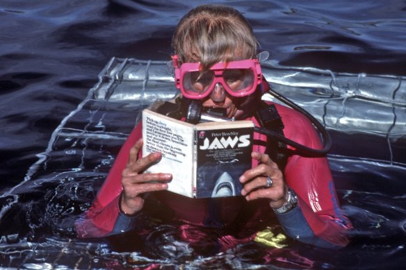 Taylor and her husband Ron were involved in the filming of the 1975 classic Jaws.